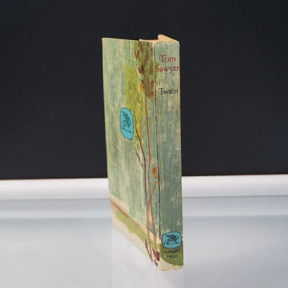 The Adventures of Tom Sawyer By Mark Twain Unabridged Golden Press 1966 HC